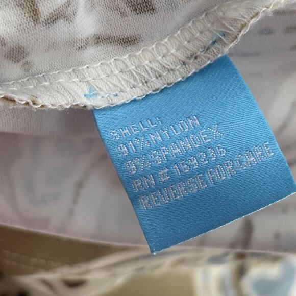 J. McLaughlin Taupe Carly Paisley V Neck Catalina Cloth Dress - Picture 9 of 10